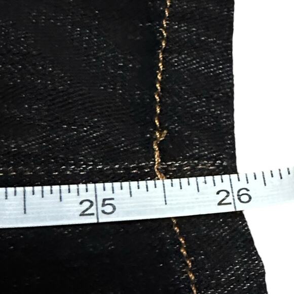 BHome Maternity Jeans Stretch Ankle Jeggings Size L Dark Blue Denim Wash 34 x 26 - Picture 6 of 6